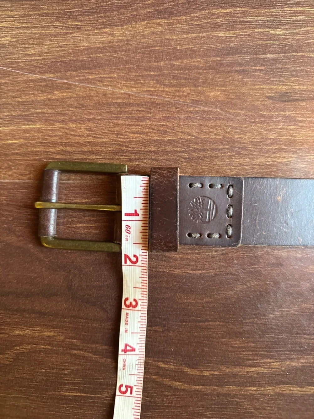 Timberland Leather  Brown Belt Size 32